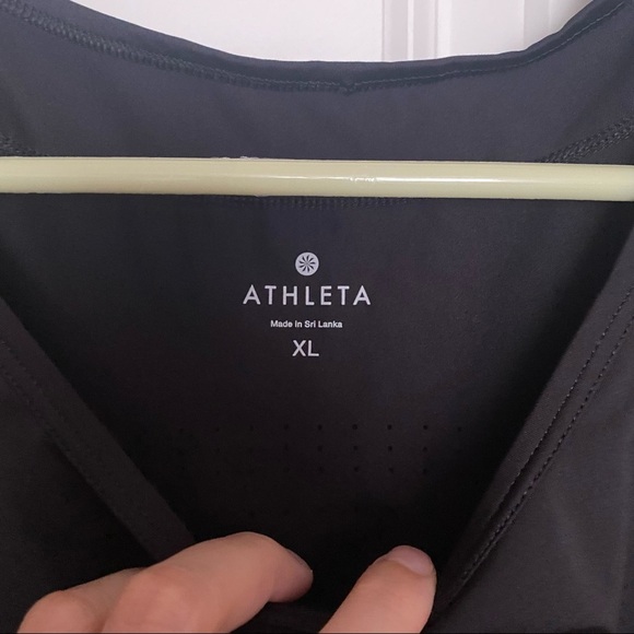 Athleta Exhilaration Black Long Sleeve Shirt Size XL - Picture 4 of 11